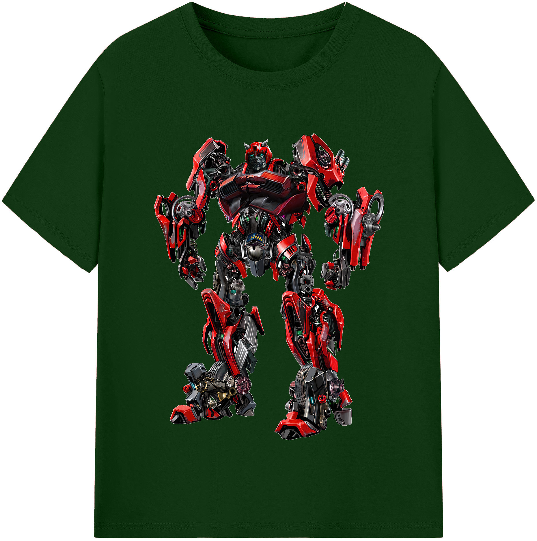 （画像用） Transformers トランスフォーマー 綿100％半袖Tシャツ（フロントプリント）
